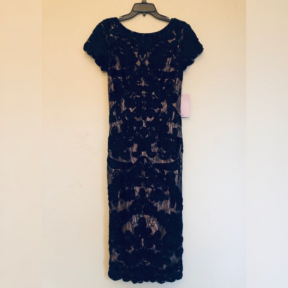 NWT BHLDN JS Collections Black soutache dress 6
